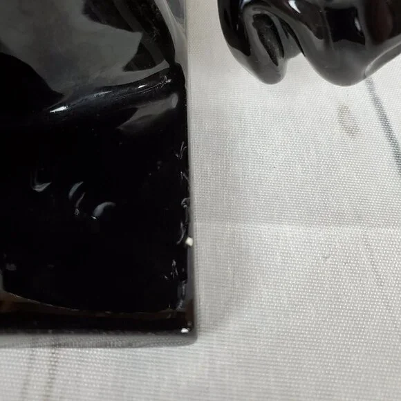 Black Stallion Bookend Decor Chess Knight Ceramic - Picture 10 of 11